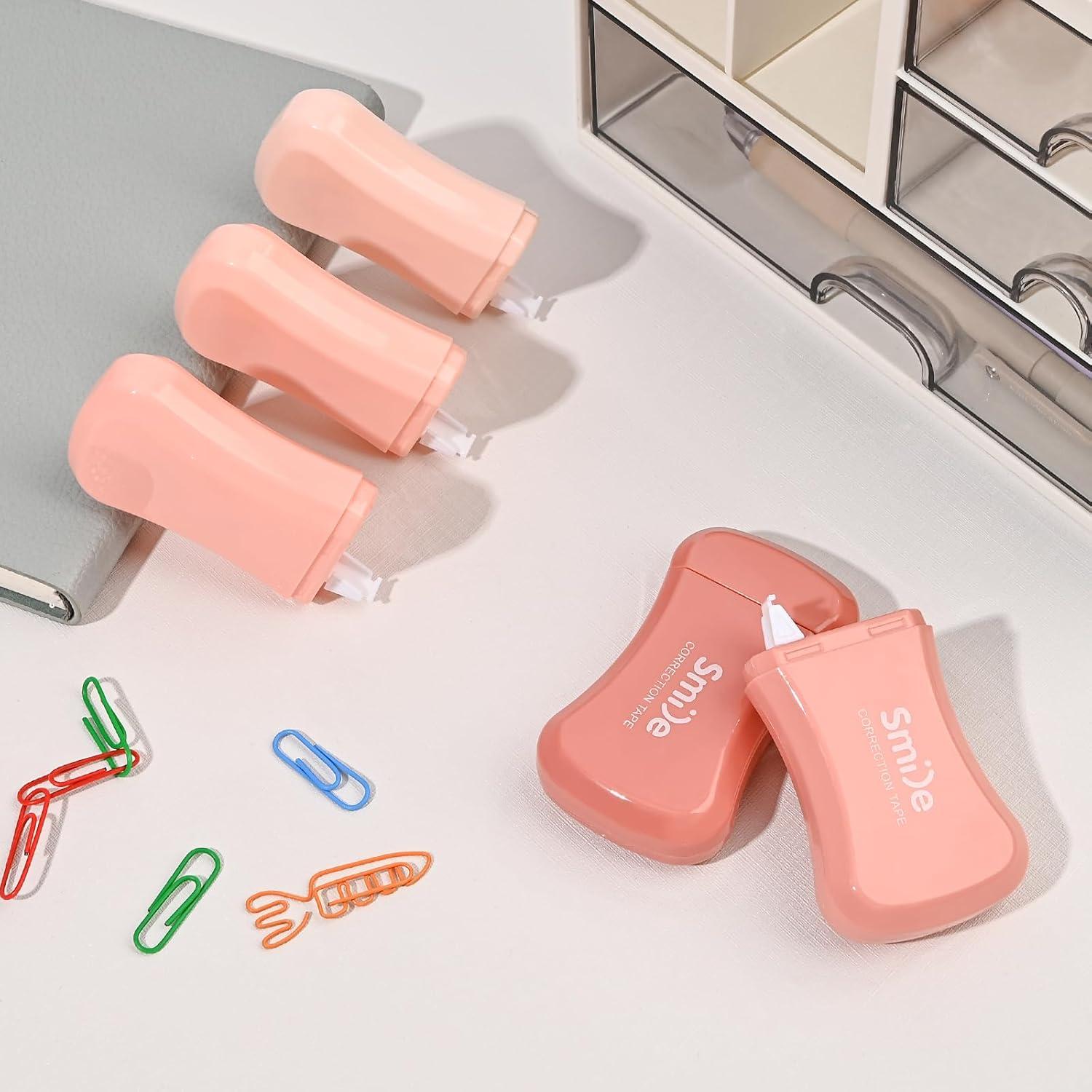 Cinta Correctora Temiary 10 Pcs Blanca, Aplicadores Suaves