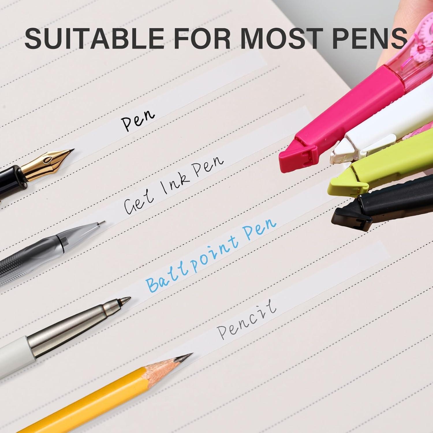 Cinta Correctora WISOPTUS 10 Unidades 6m Secado Instantáneo