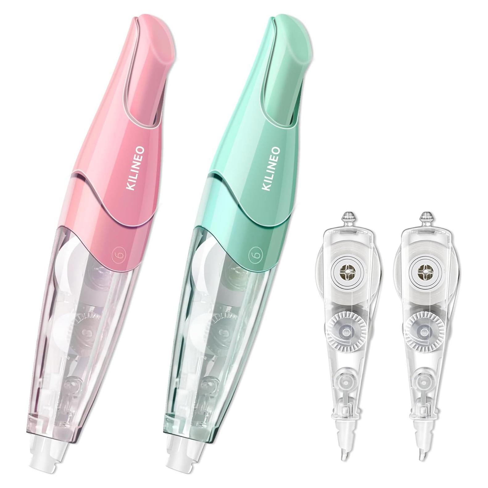 Cinta Correctora Retráctil Rellenable KILINEO ZH-67 Blanca 4 PCS