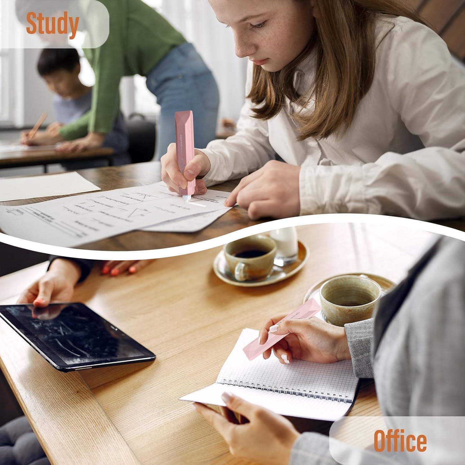 Cinta Correctora BAYTORY 8 Pcs Rosa 0.5 cm x 6 m Estética