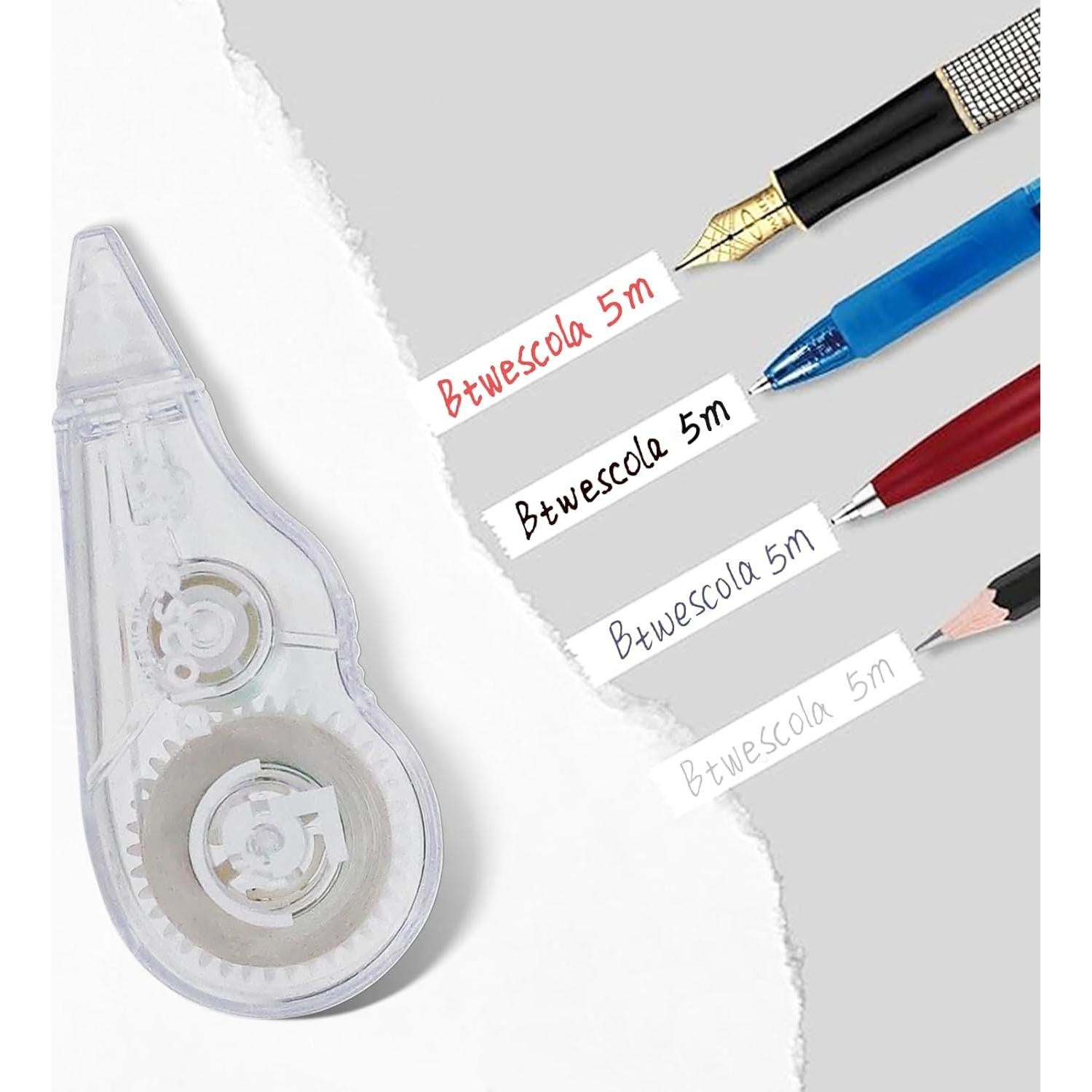 Cinta Correctora Btwescola 10 Piezas 5m Resistente y Precisa