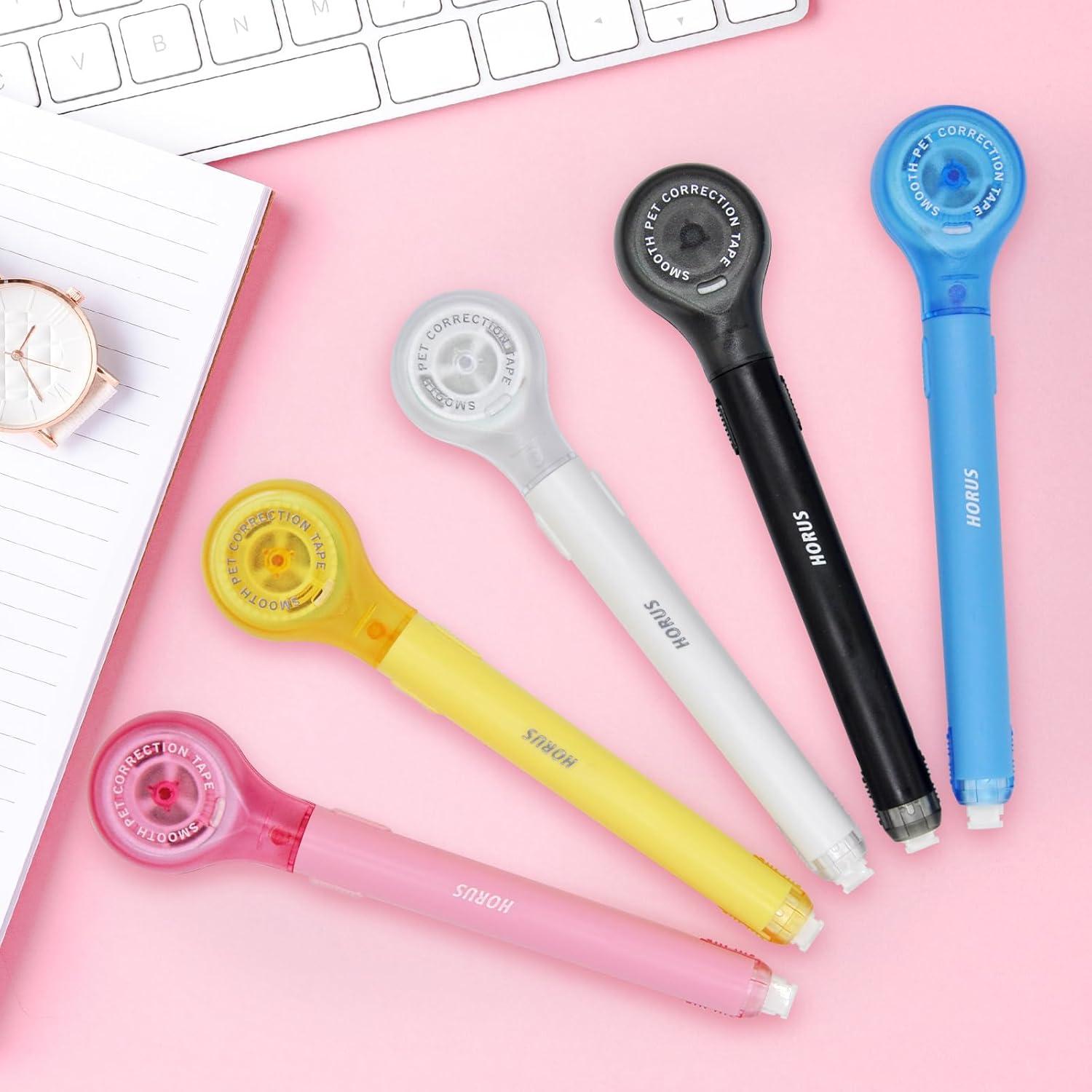 Paquete de 10 bolígrafos de cinta correctora DAMPEN 0.5 x 600 mm