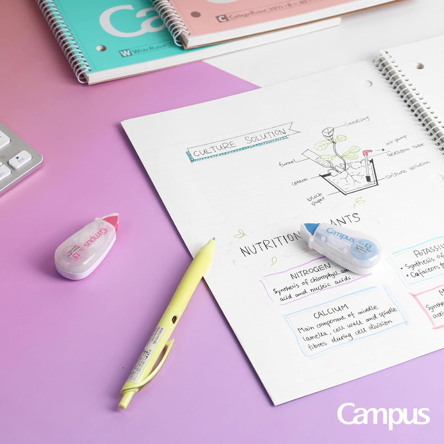 Cinta Correctora KOKUYO TW-NT305X3 6m Azul Paquete de 3