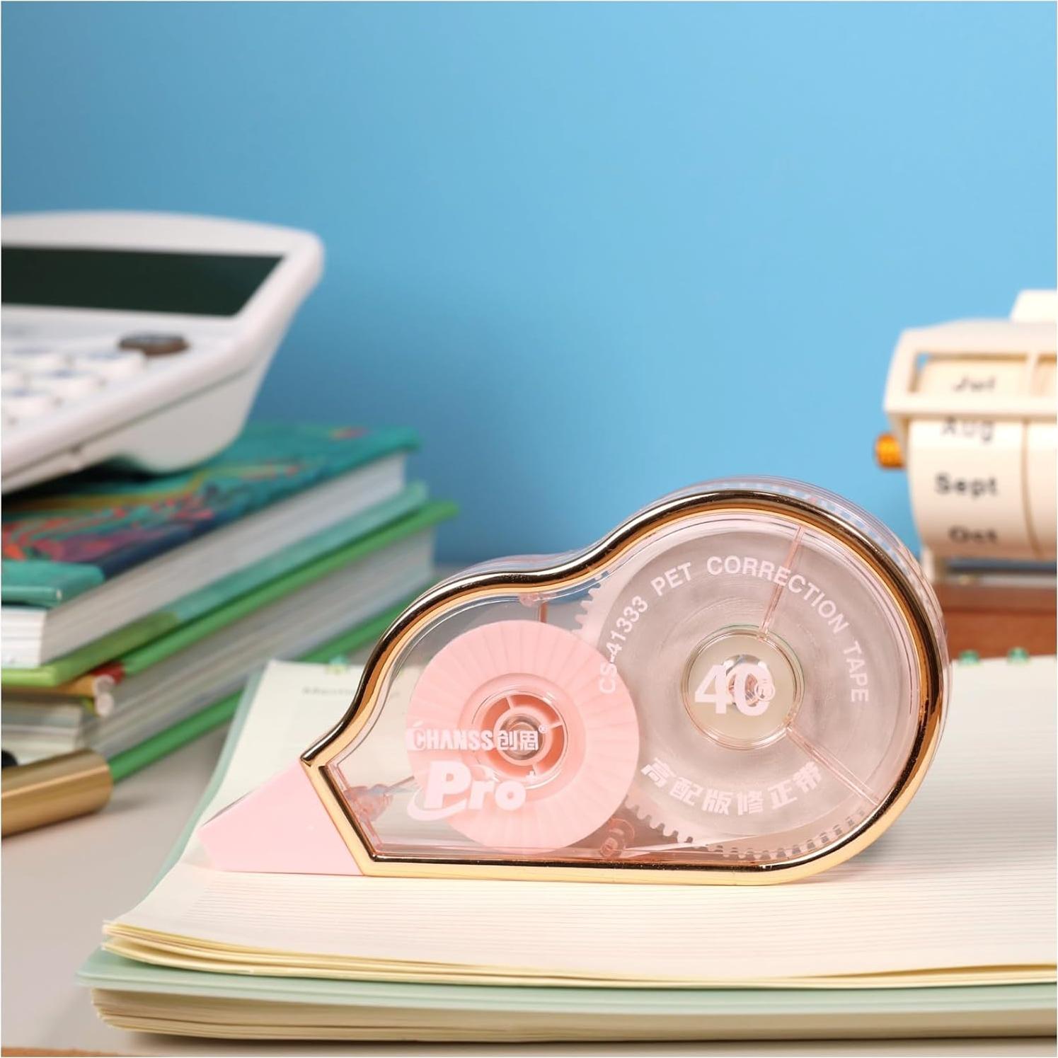 Cinta Correctora WISOPTUS 40m Borde Dorado Silenciosa