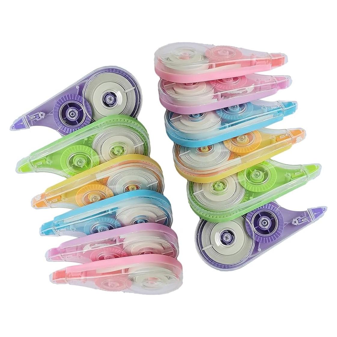 Cinta Correctora Blanca HeGangLy 12m - Paquete de 12 Unidades