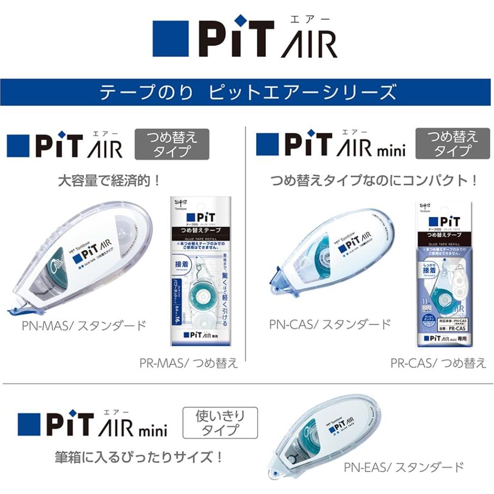 Tombow PR-CAS-5P Cartuchos de Cinta Pegamento Pit Air Mini 5 Pzas