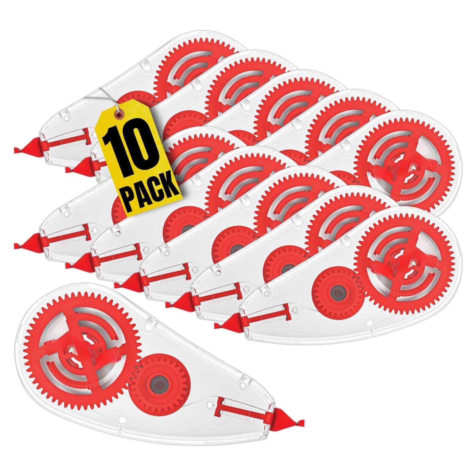 Cinta Correctora 1EnLaOficina 10 Paquetes 0.51 cm x 800.1 cm