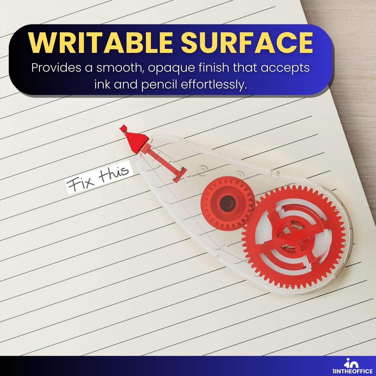 Cinta Correctora 1EnLaOficina 10 Paquetes 0.51 cm x 800.1 cm