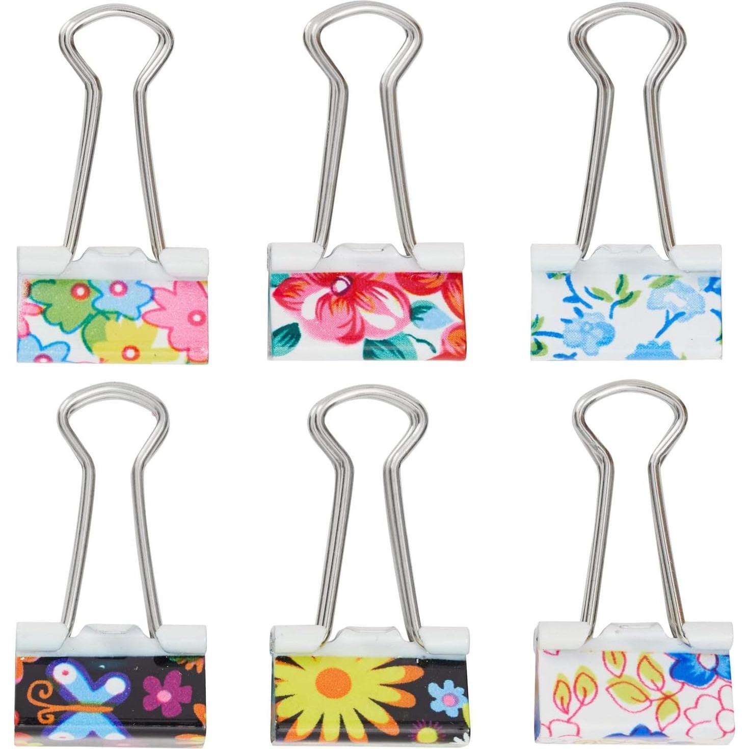 Clips de Binder Decorativos Juvale 40 Piezas Multicolor 3.81cm