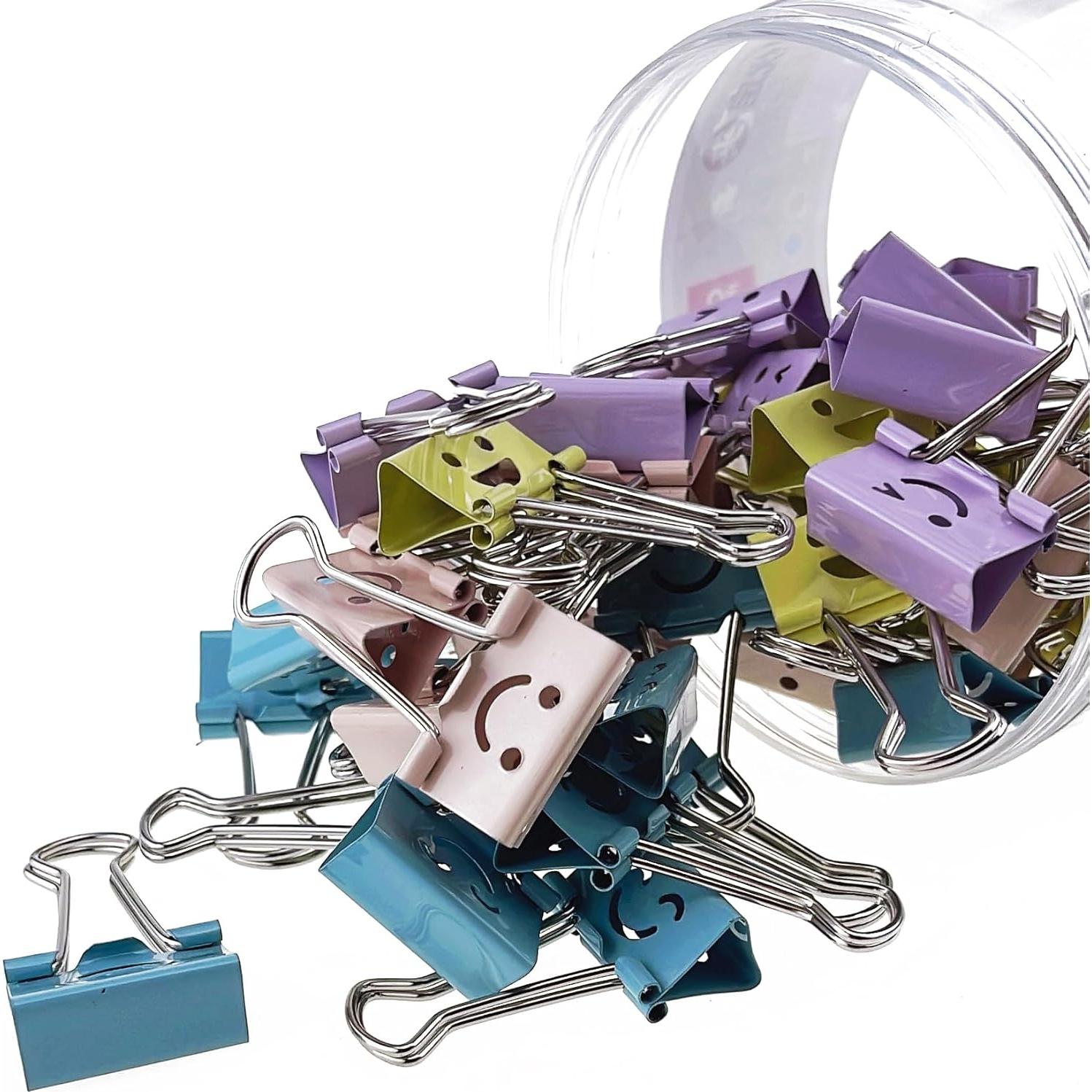 Clips de Carpeta Wankko Multicolor 48 Piezas 25 mm