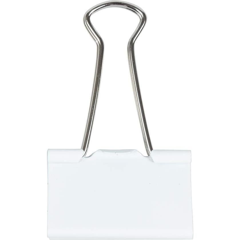 Clips de Carpeta Grandes JAM Paper 41mm Blancos - 12/Paq