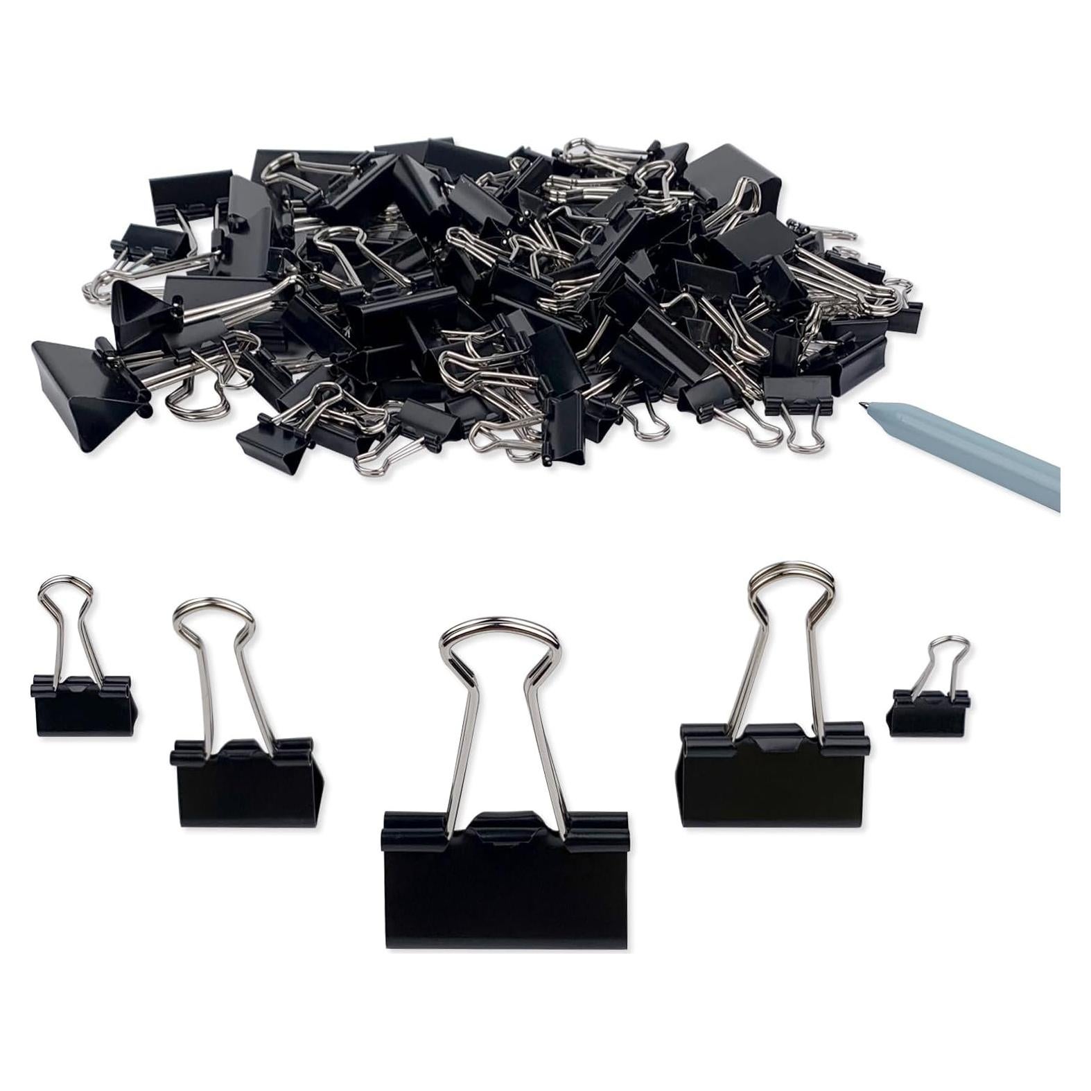 Clips de Carpeta Sujetapapeles DSTELIN 150 Piezas Asortidos