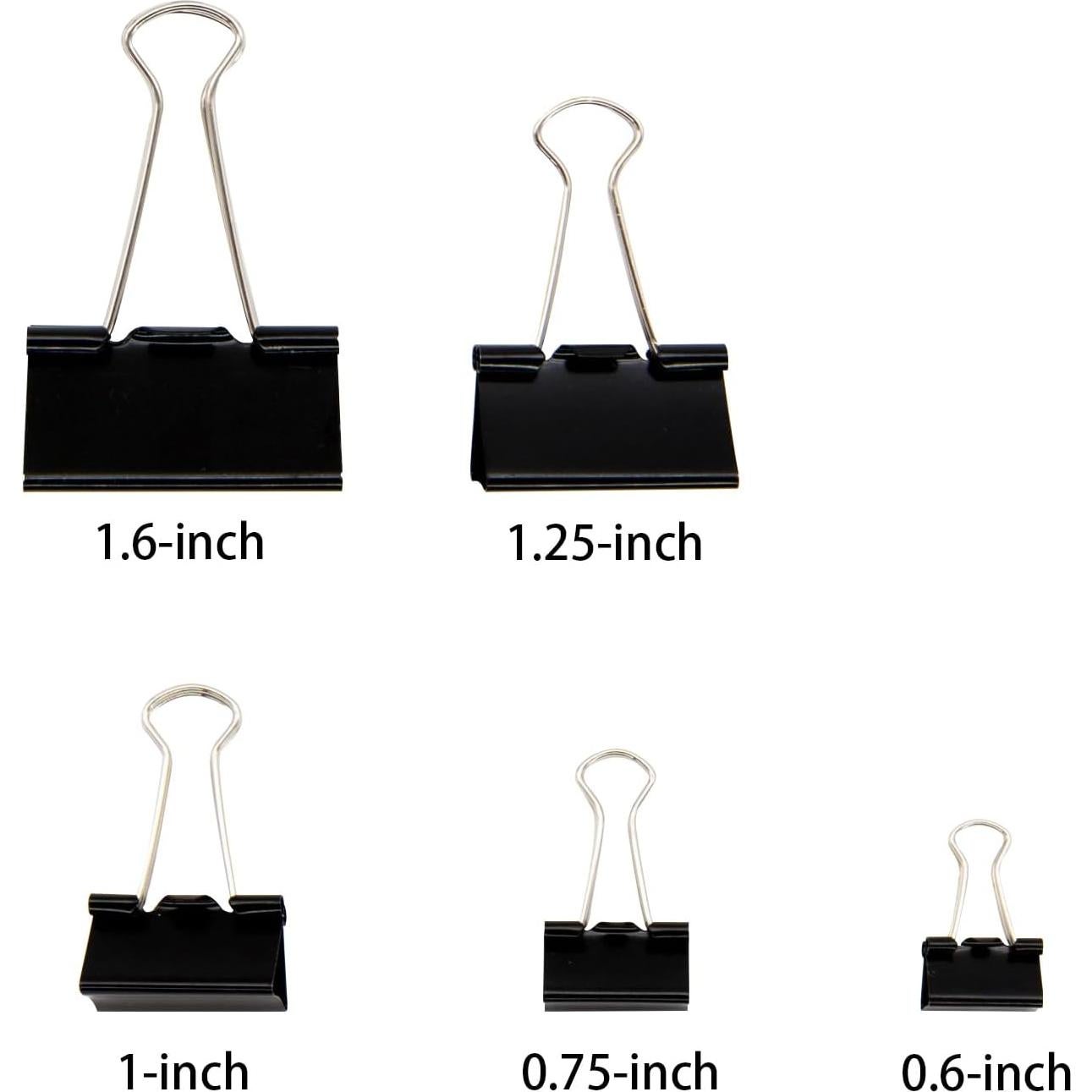 Clips de Carpeta Sujetapapeles DSTELIN 150 Piezas Asortidos