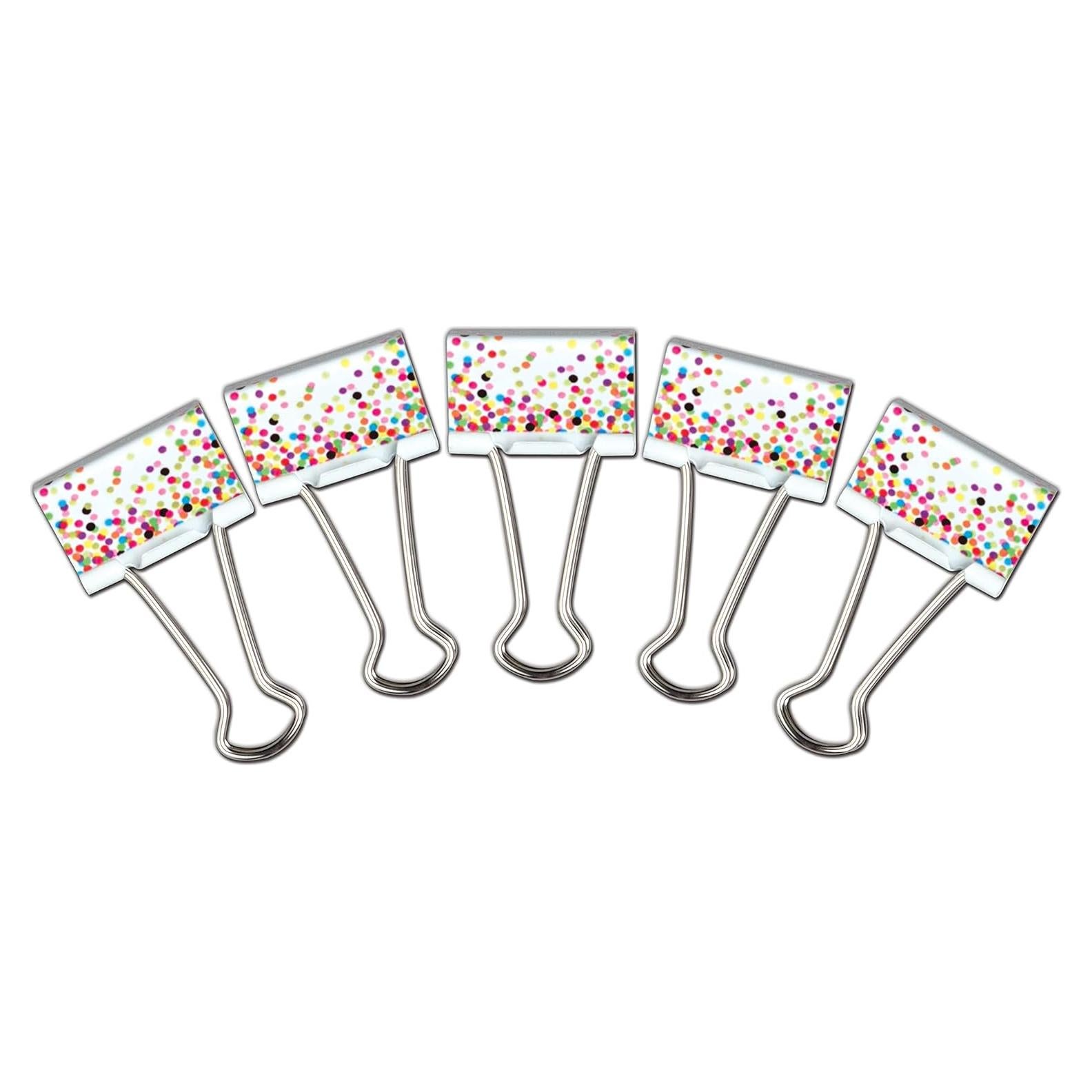 Clip de Carpeta Mediano Confetti Recursos Creados por Maestros