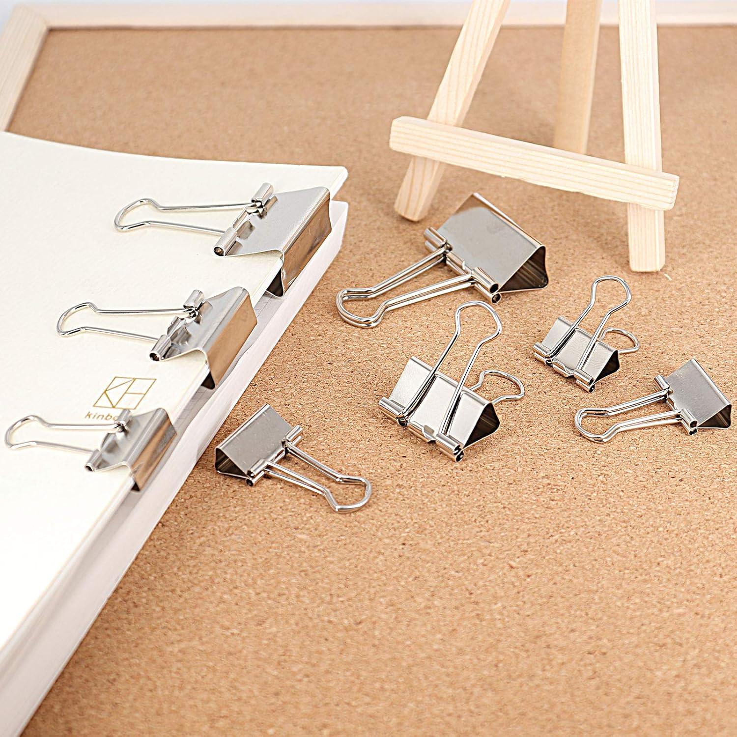 Clip de Papel YOPINK Plateado - Juego 42 Piezas Variadas