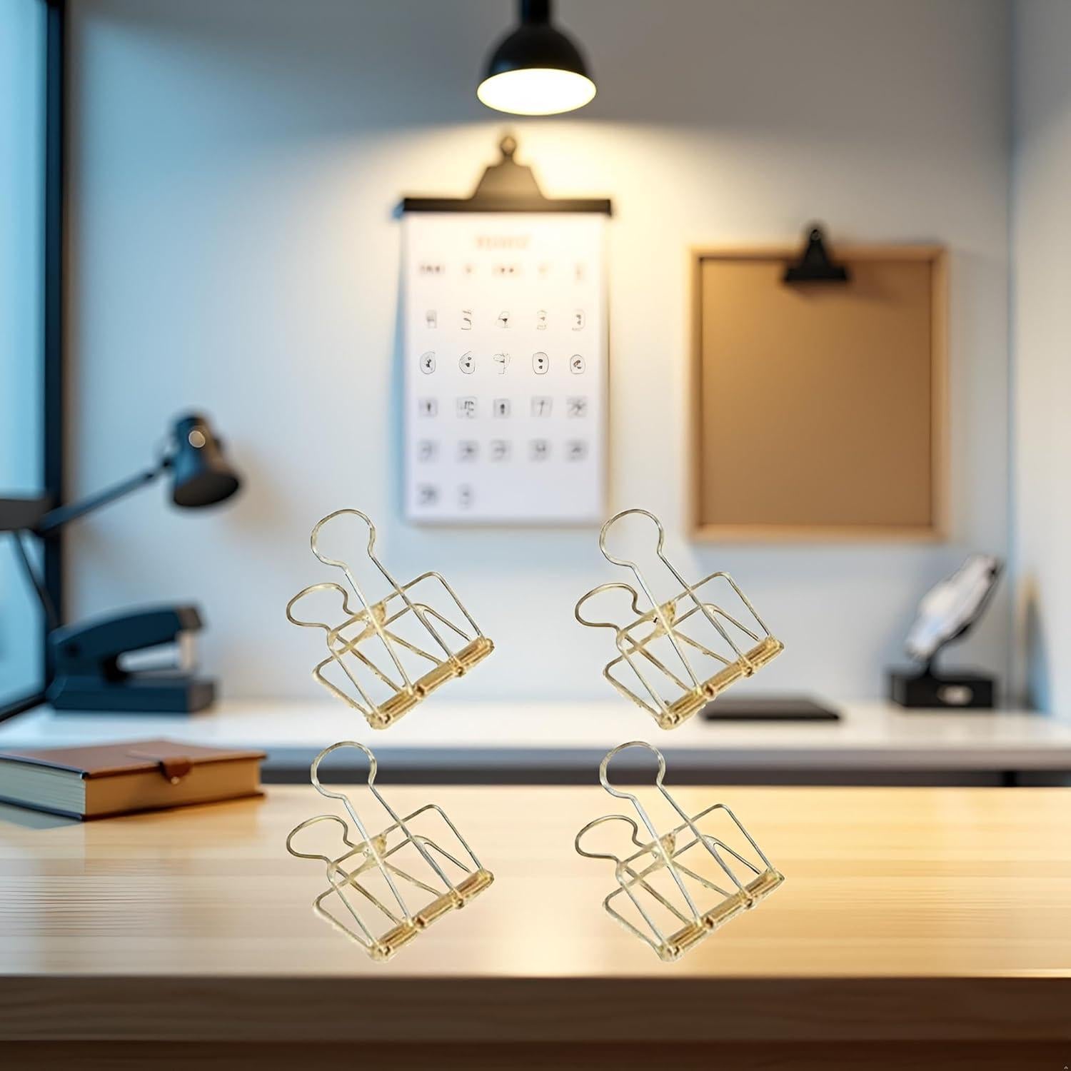 Clips de Papel Dorados WNHNO 51mm - Set de 4 Pcs