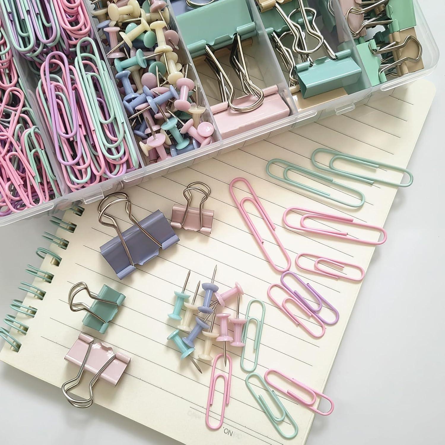 Conjunto de Clips de Oficina MrTongShuHan 282 Piezas Multicolor