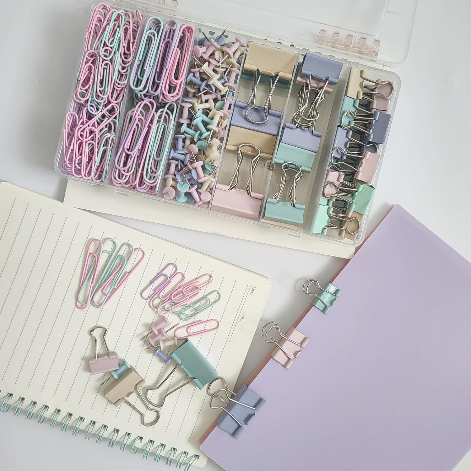 Conjunto de Clips de Oficina MrTongShuHan 282 Piezas Multicolor