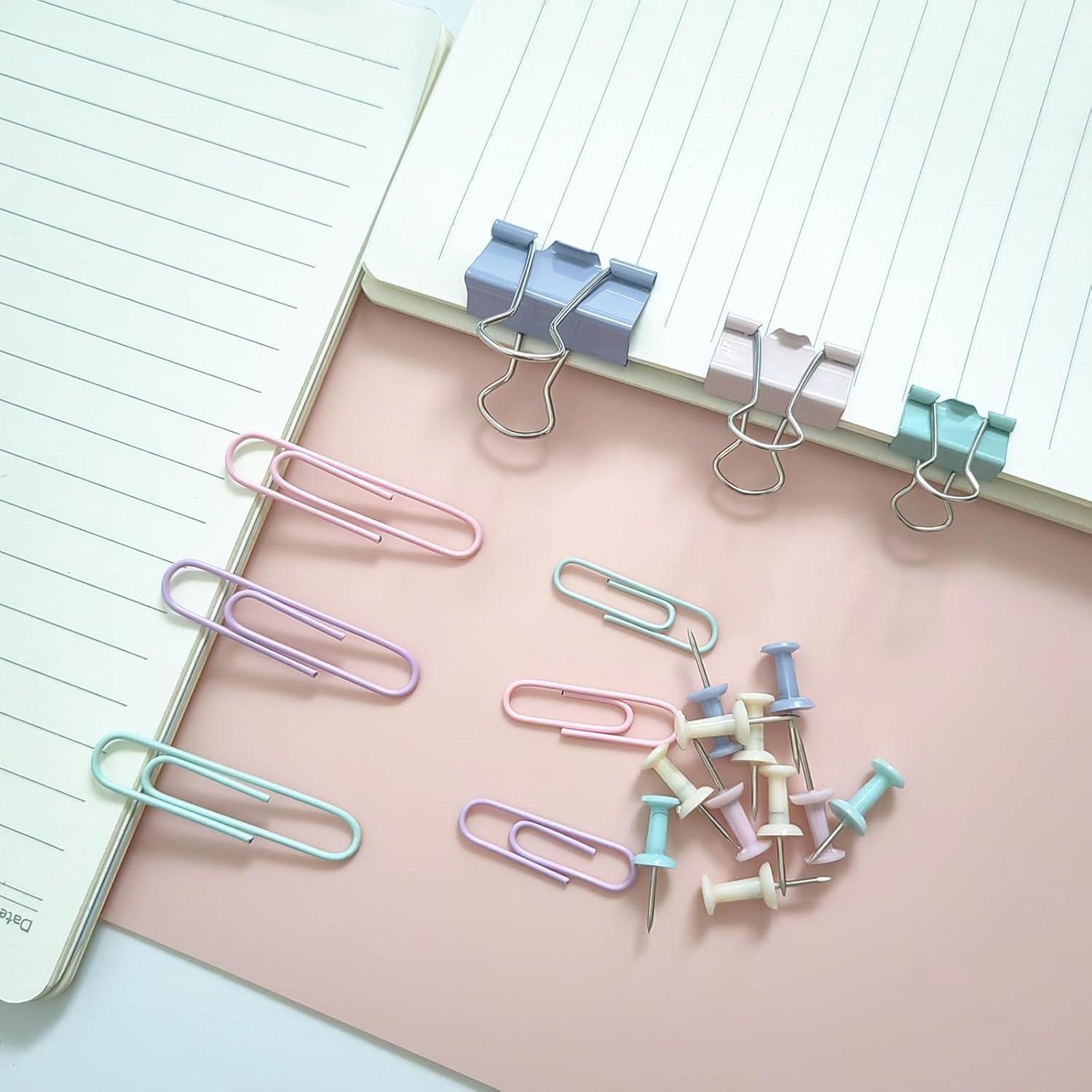 Conjunto de Clips de Oficina MrTongShuHan 282 Piezas Multicolor