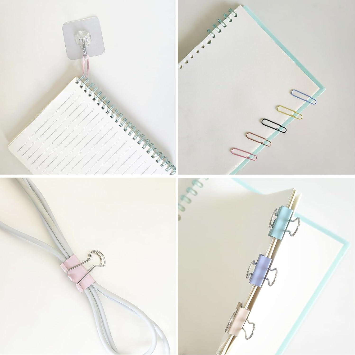 Conjunto de Clips de Oficina MrTongShuHan 282 Piezas Multicolor