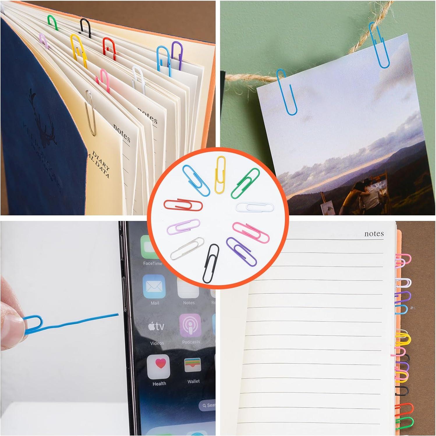 Conjunto de Clips de Oficina Tsondeku 284 Pcs Coloridos