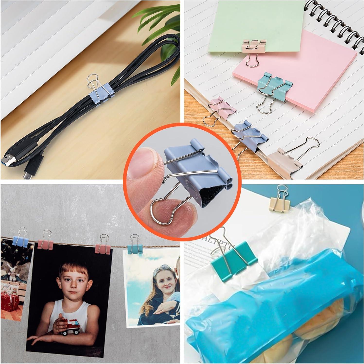 Conjunto de Clips de Oficina Tsondeku 284 Pcs Coloridos