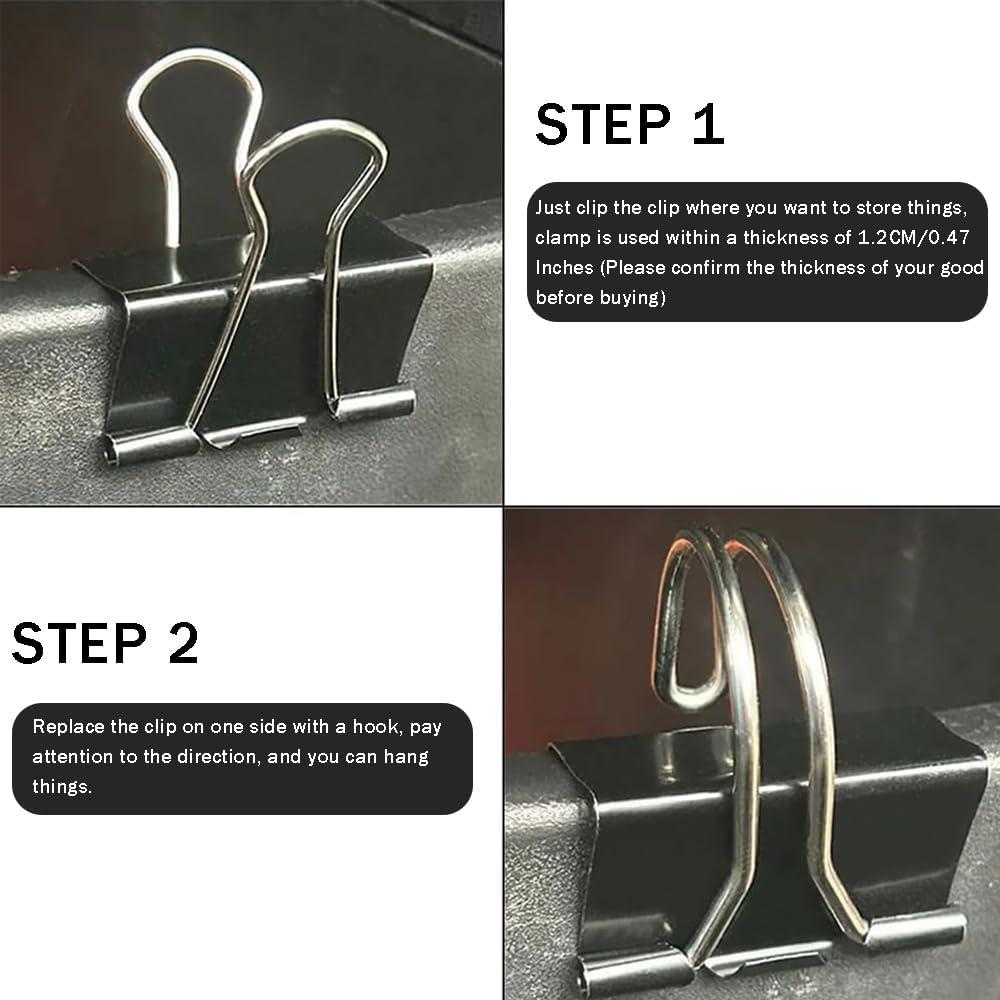 Ganchos Colgantes de Acero Inoxidable OULIGET - Paquete de 10