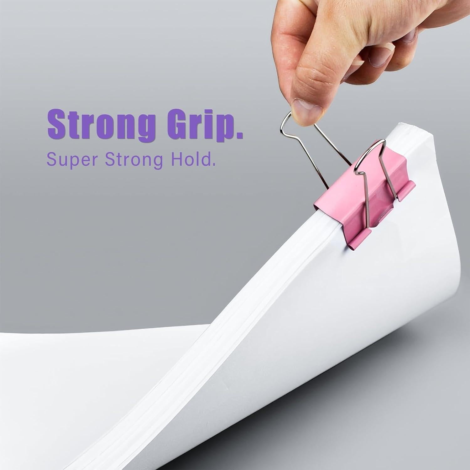 Combo de Clips de Carpeta y Papel WORPSON 208 PCS Multicolor