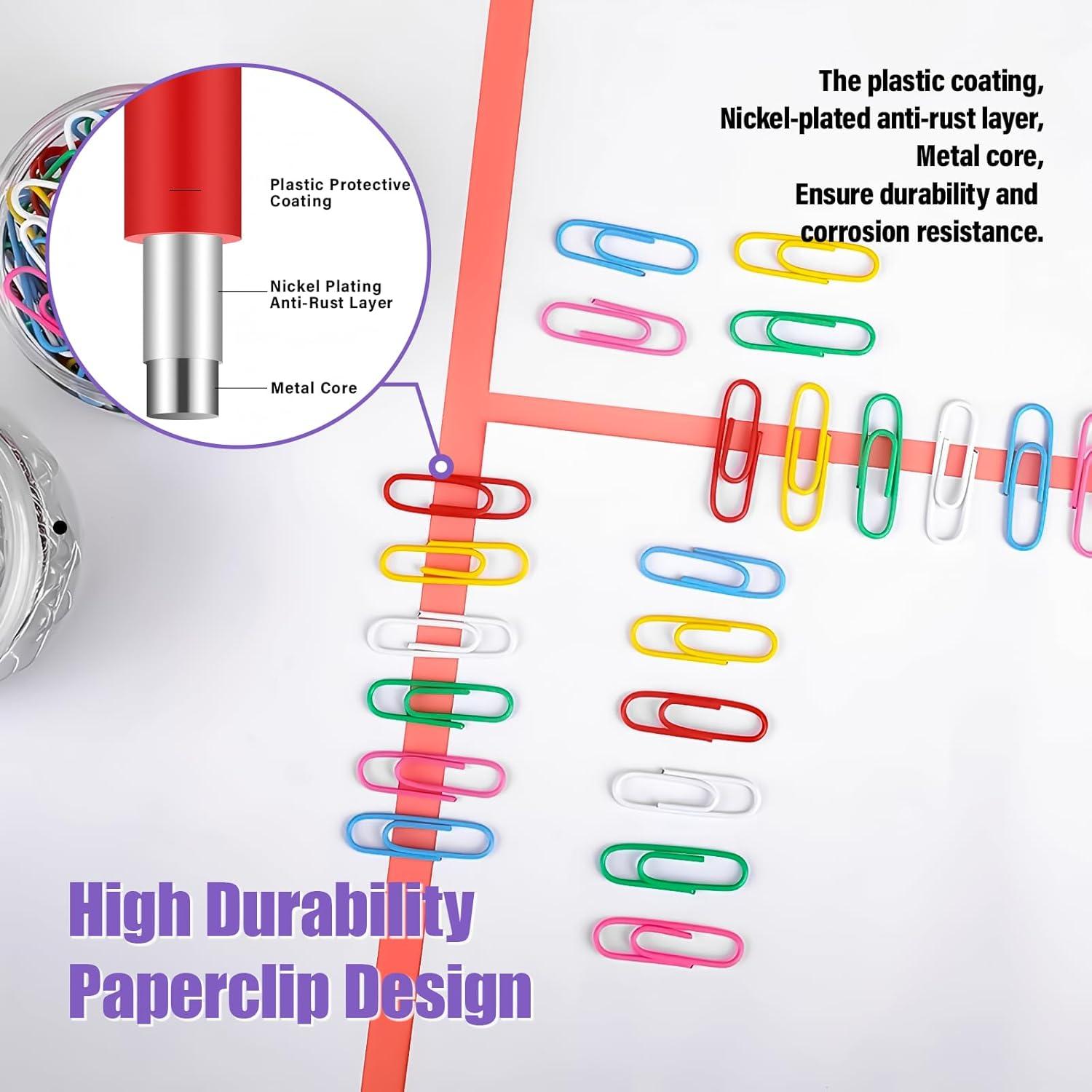 Combo de Clips de Carpeta y Papel WORPSON 208 PCS Multicolor