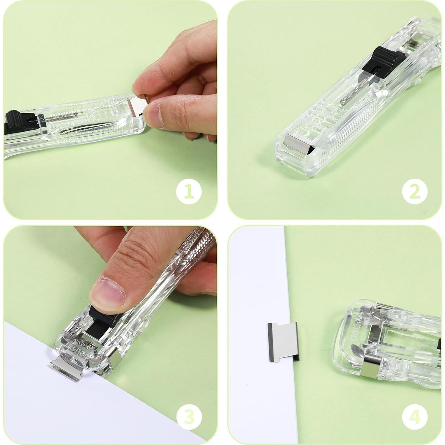 100 Clips de Carpeta Pequeños QfwdfcTrenz Acero Inoxidable