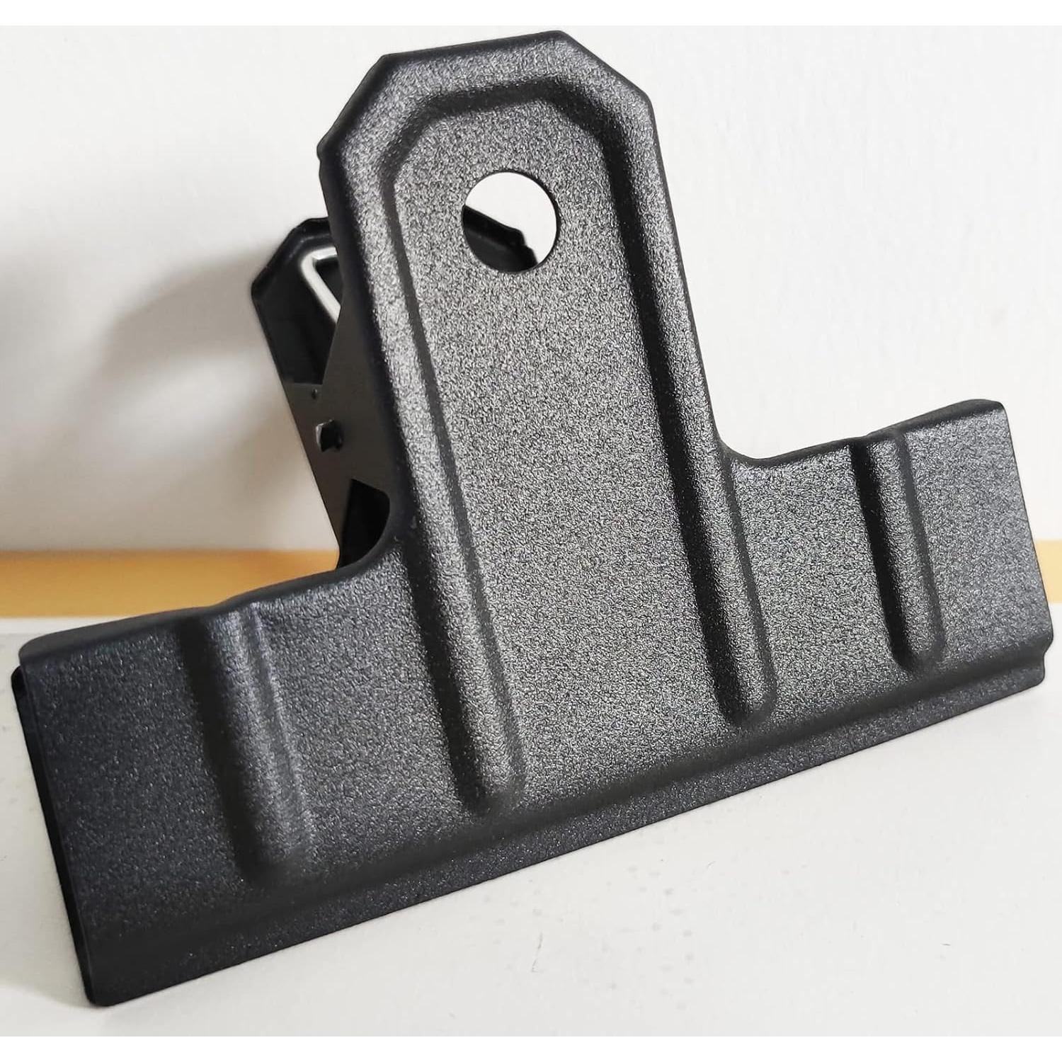 Clips de Carpeta Locci Negros 3" - Paquete de 10 Clips Metálicos