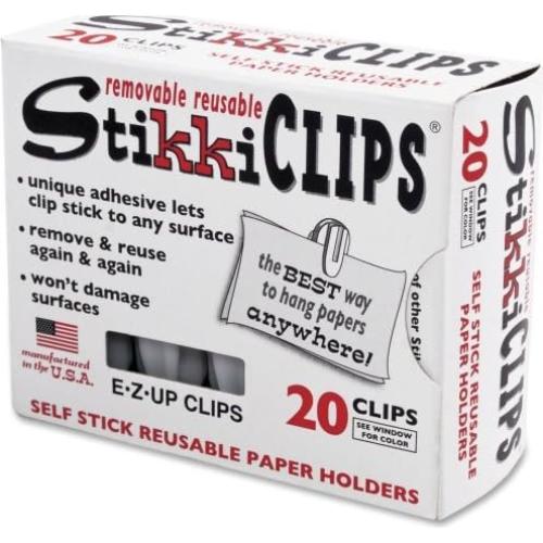 StikkiCLIPS Advantus 20 Piezas Adhesivos Reutilizables