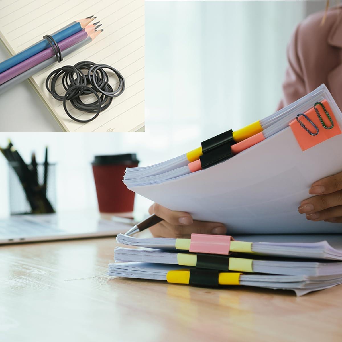 Juego de 300 Clips de Papel y Carpeta MIELIKKE - Variados