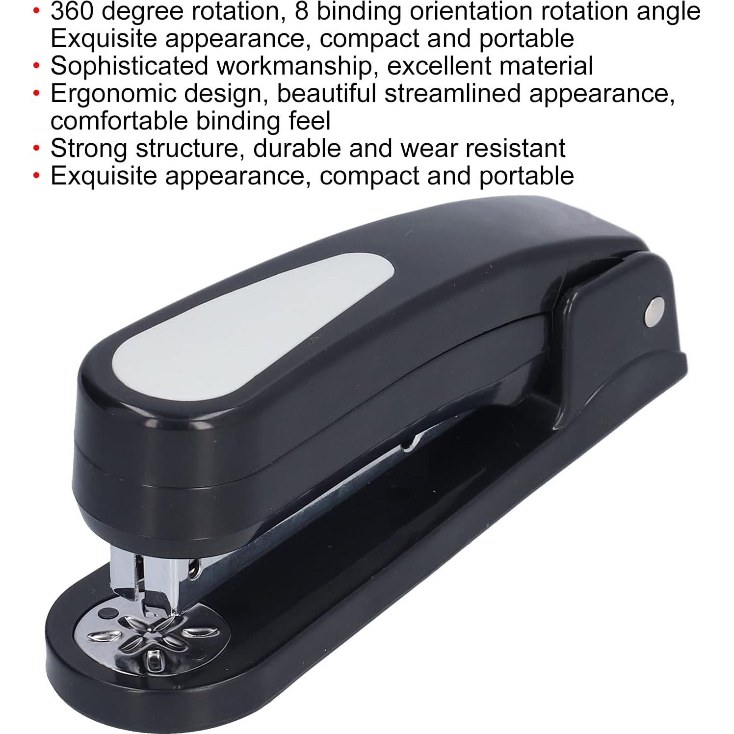 Grapadora de escritorio Yosoo rotativa 360° con 8 posiciones