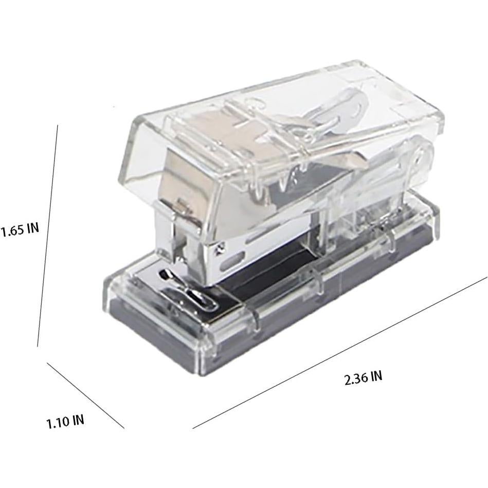 Paquete de 2 Mini Grapadoras Gerderk Portátiles con 2000 Grapas