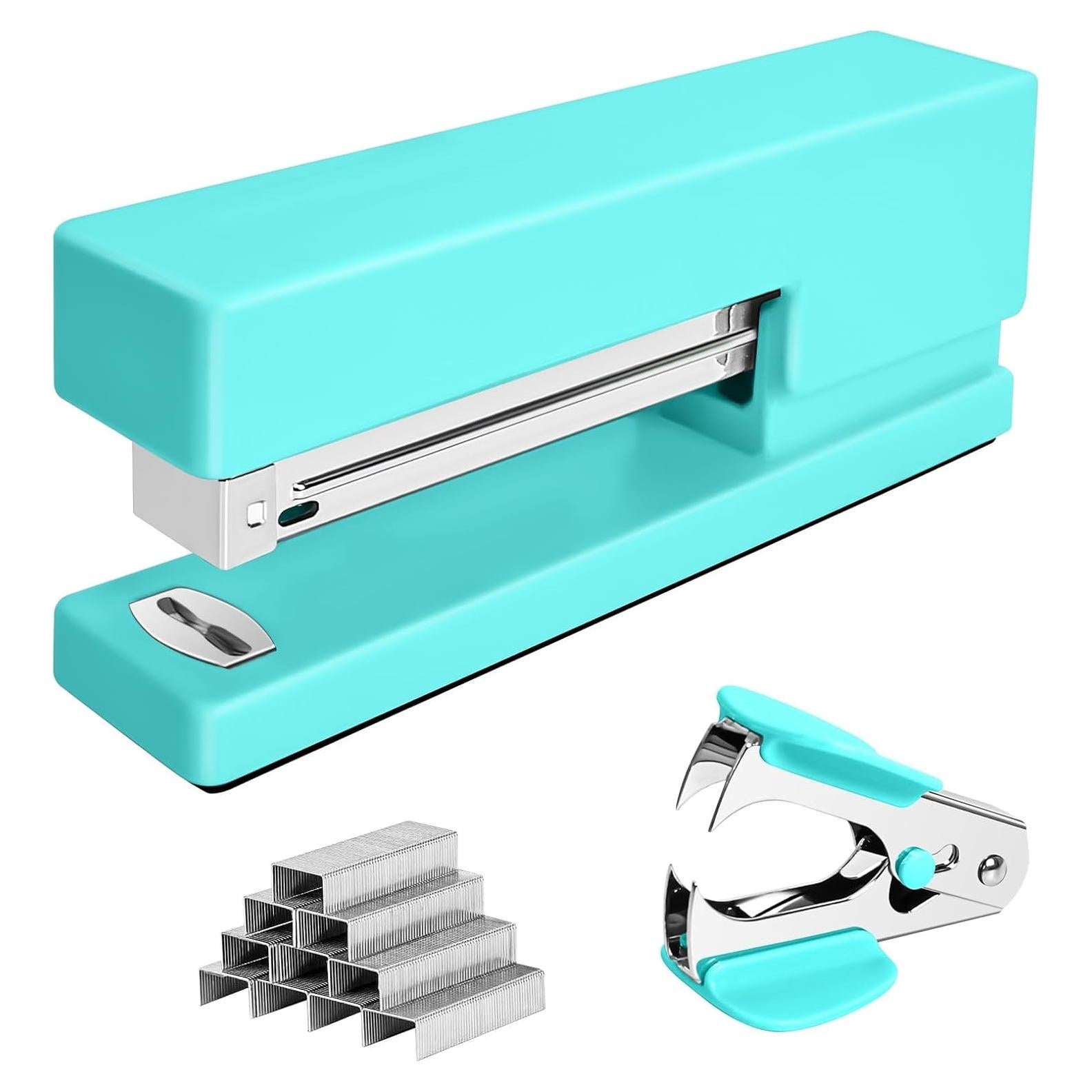 Grapadora de Escritorio Yzkula Verde 25 Hojas con 830 Grapas