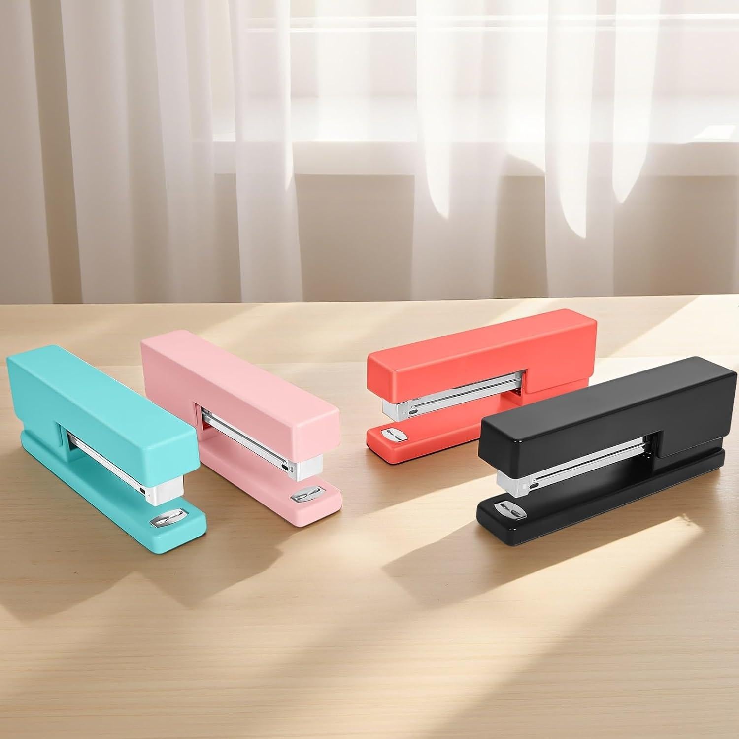 Grapadora de Escritorio Yzkula Verde 25 Hojas con 830 Grapas