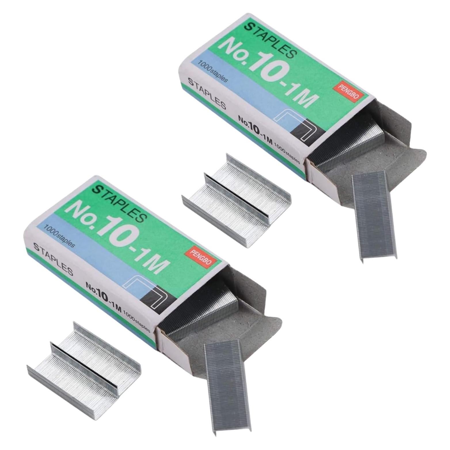 Grapadoras Mini Metal Dwuww 2Pcs con 1000 Grapas No.10