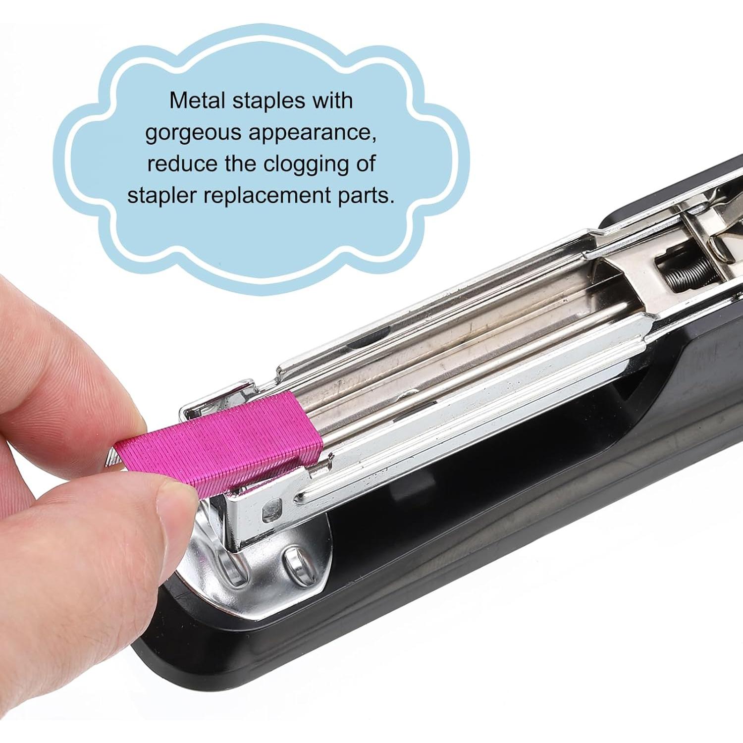 Grapas para Grapadora PATIKIL 1000 Piezas Metal Sin Atascos