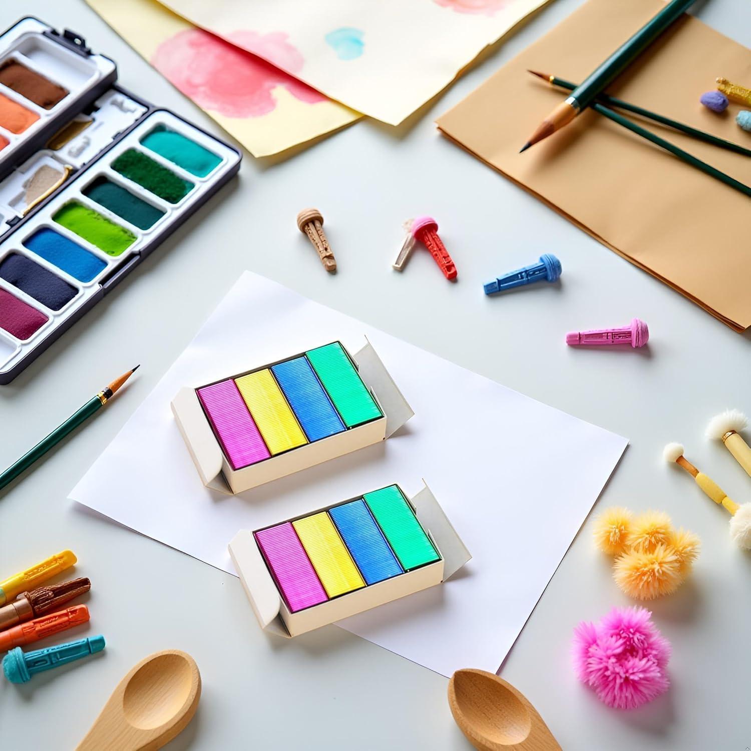 2 Cajas de Mini Grapas de Color WaigN 24/6mm para Oficina