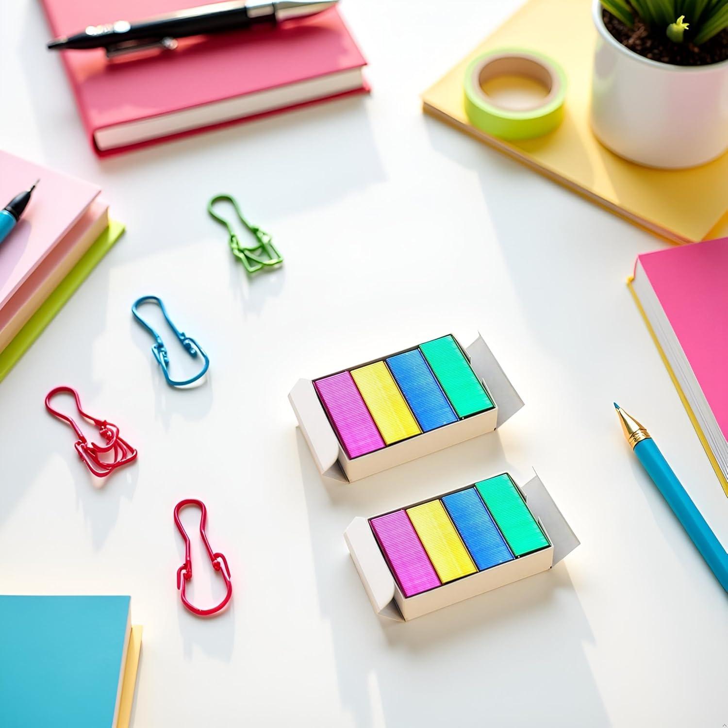 2 Cajas de Mini Grapas de Color WaigN 24/6mm para Oficina