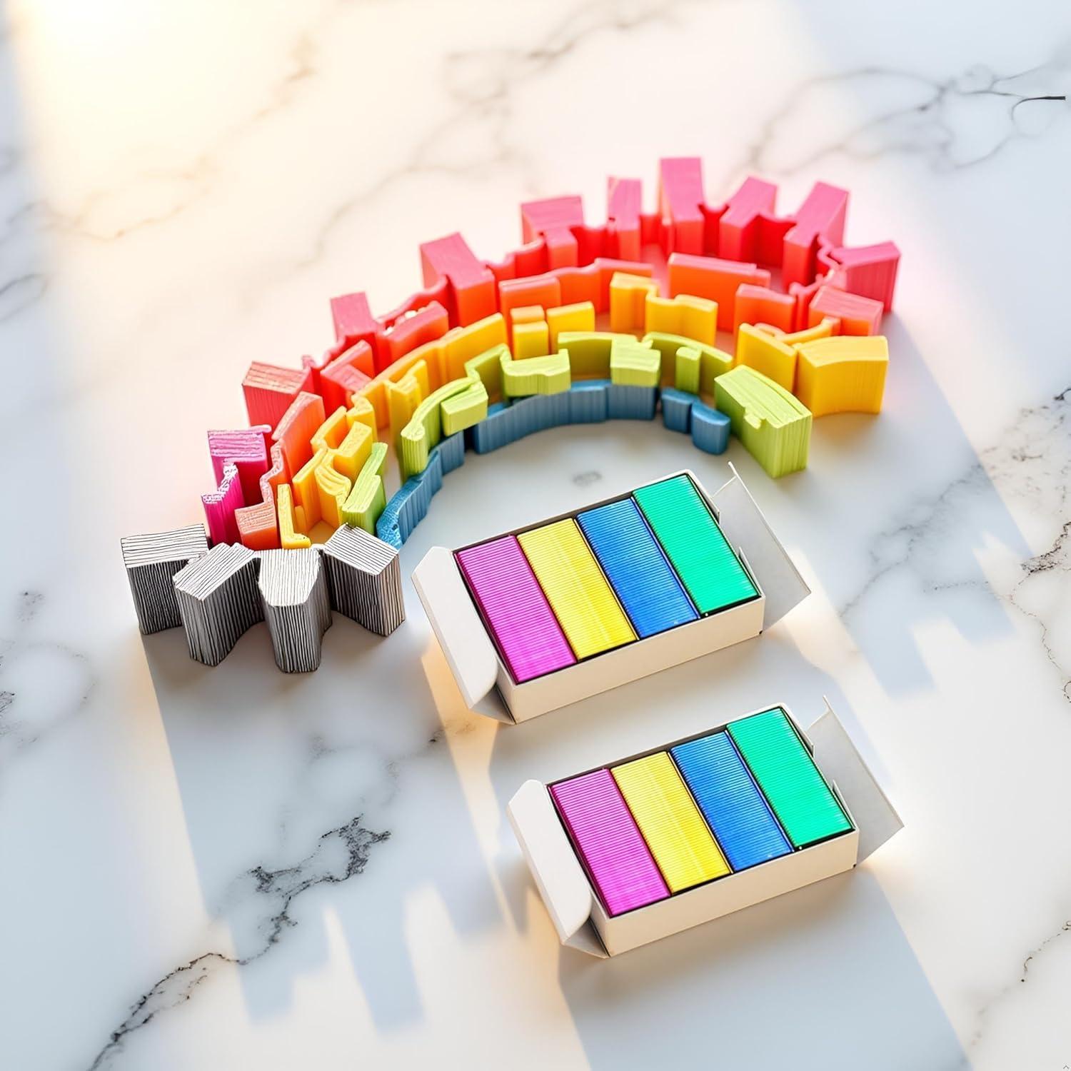 2 Cajas de Mini Grapas de Color WaigN 24/6mm para Oficina