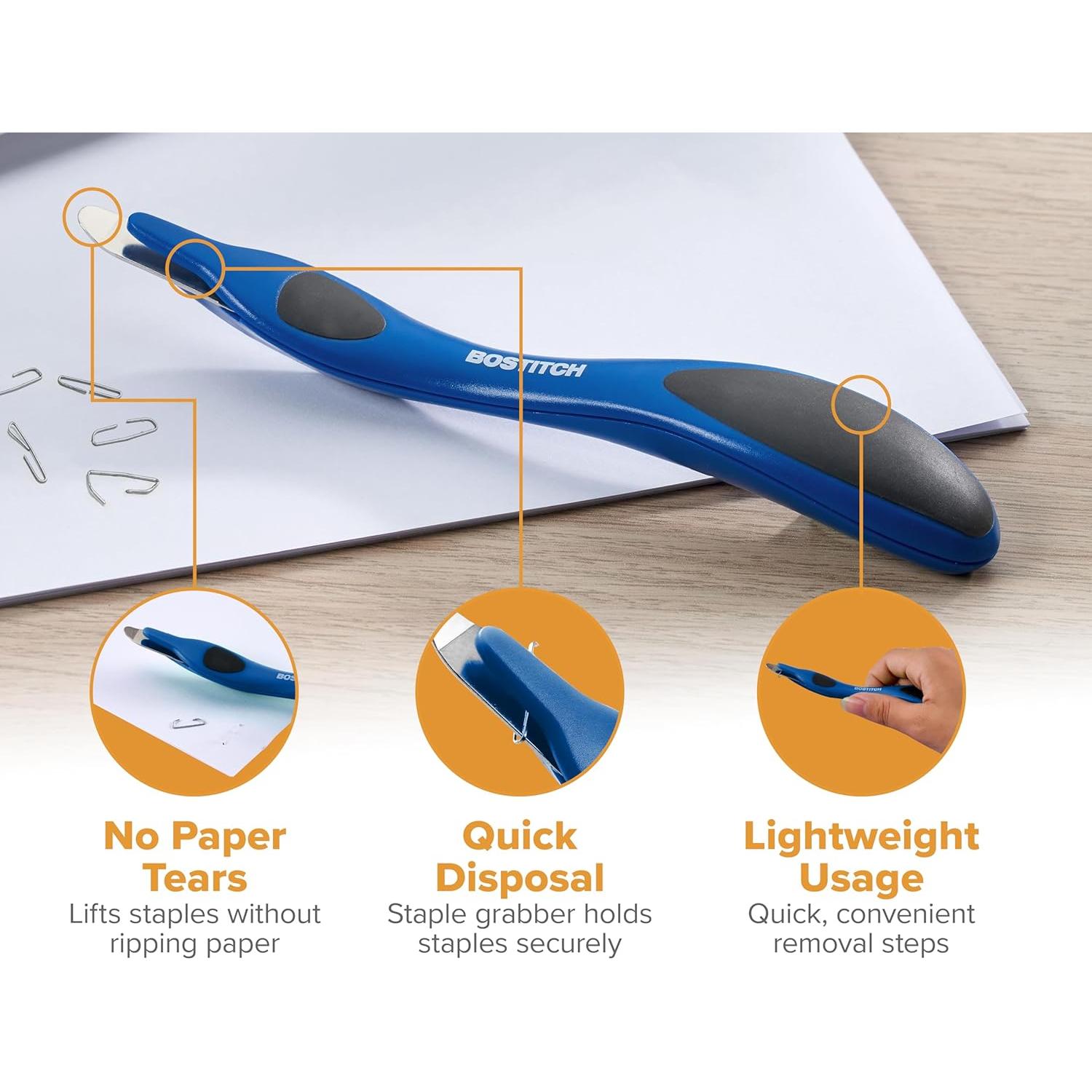 Quitagrapas Bostitch Estilo Empuje Azul 30000-BLUE