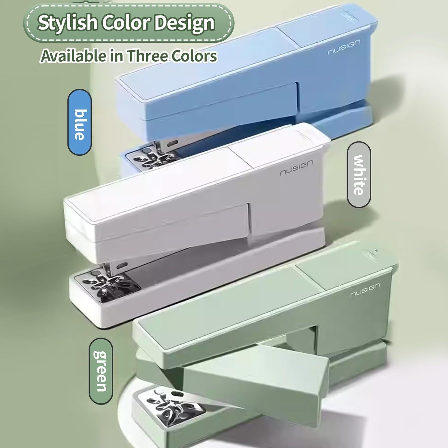 Grapadora de brazo oscilante ThermoBox 25 hojas Verde