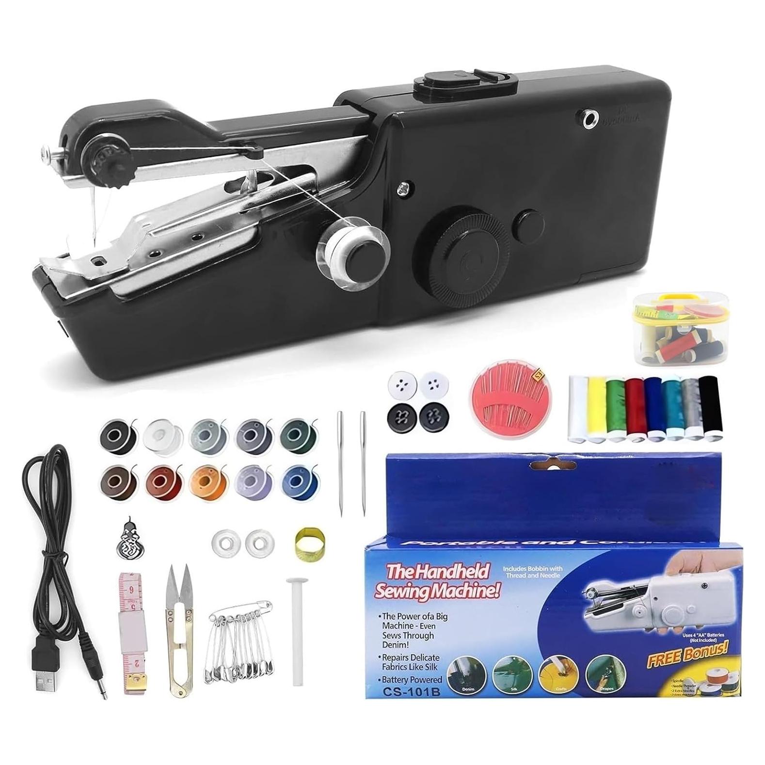 Máquina de Coser Portátil de Mano YINSEXY Mini USB 22x15cm