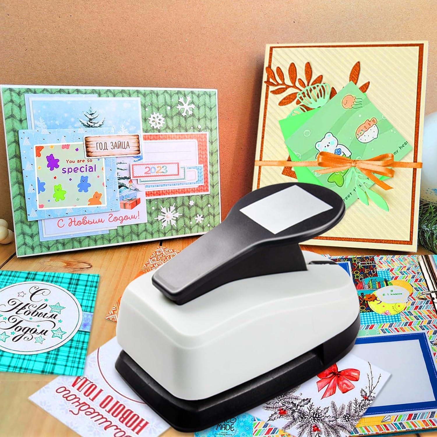 Perforadora de agujero cuadrado HKKYO 4.8 cm para manualidades