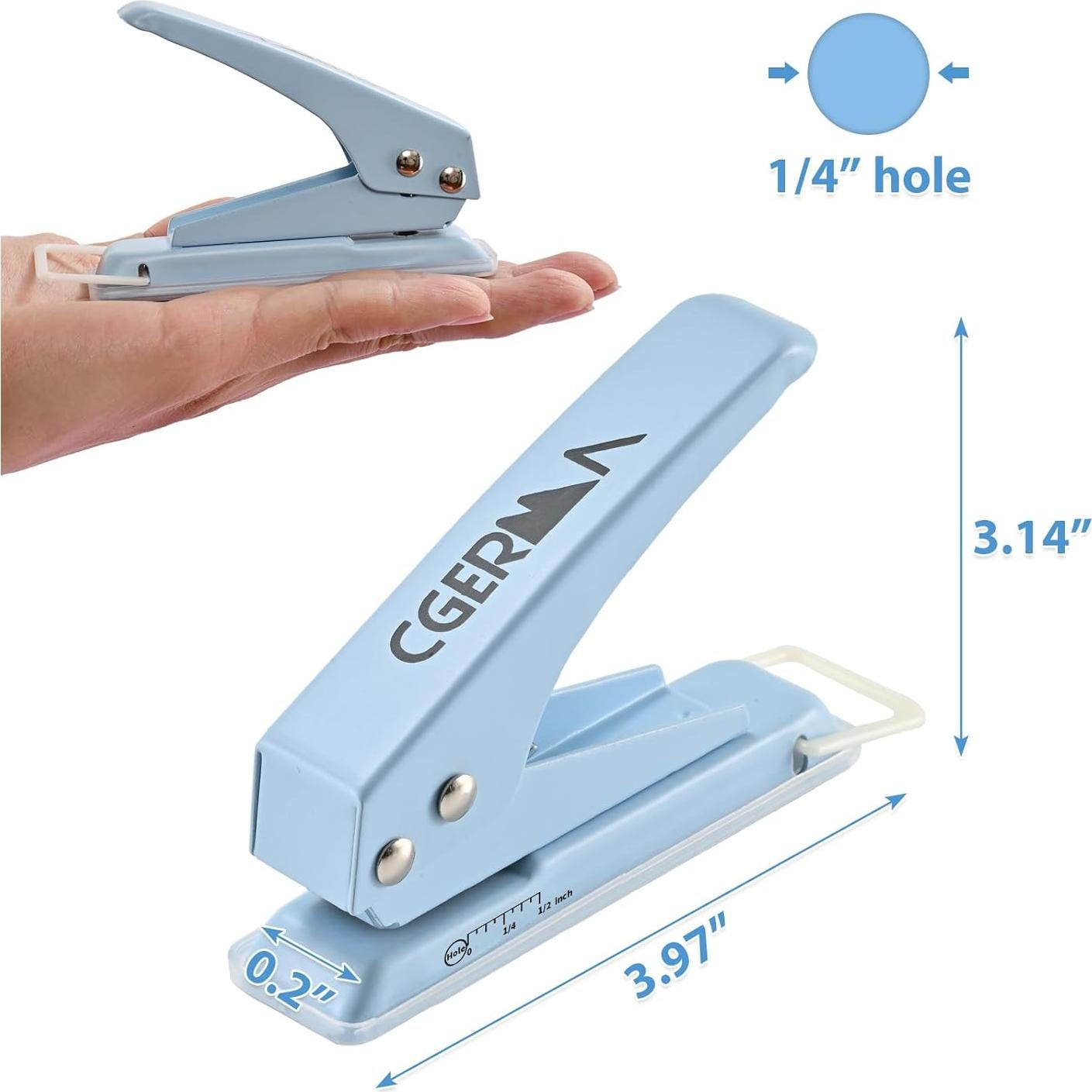 Perforadora de Un Solo Agujero Cgerma 0.64 cm Alta Resistencia