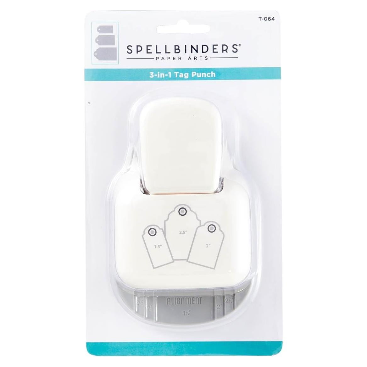Troquel de Etiquetas 3-en-1 Spellbinders T-064 38-63 mm