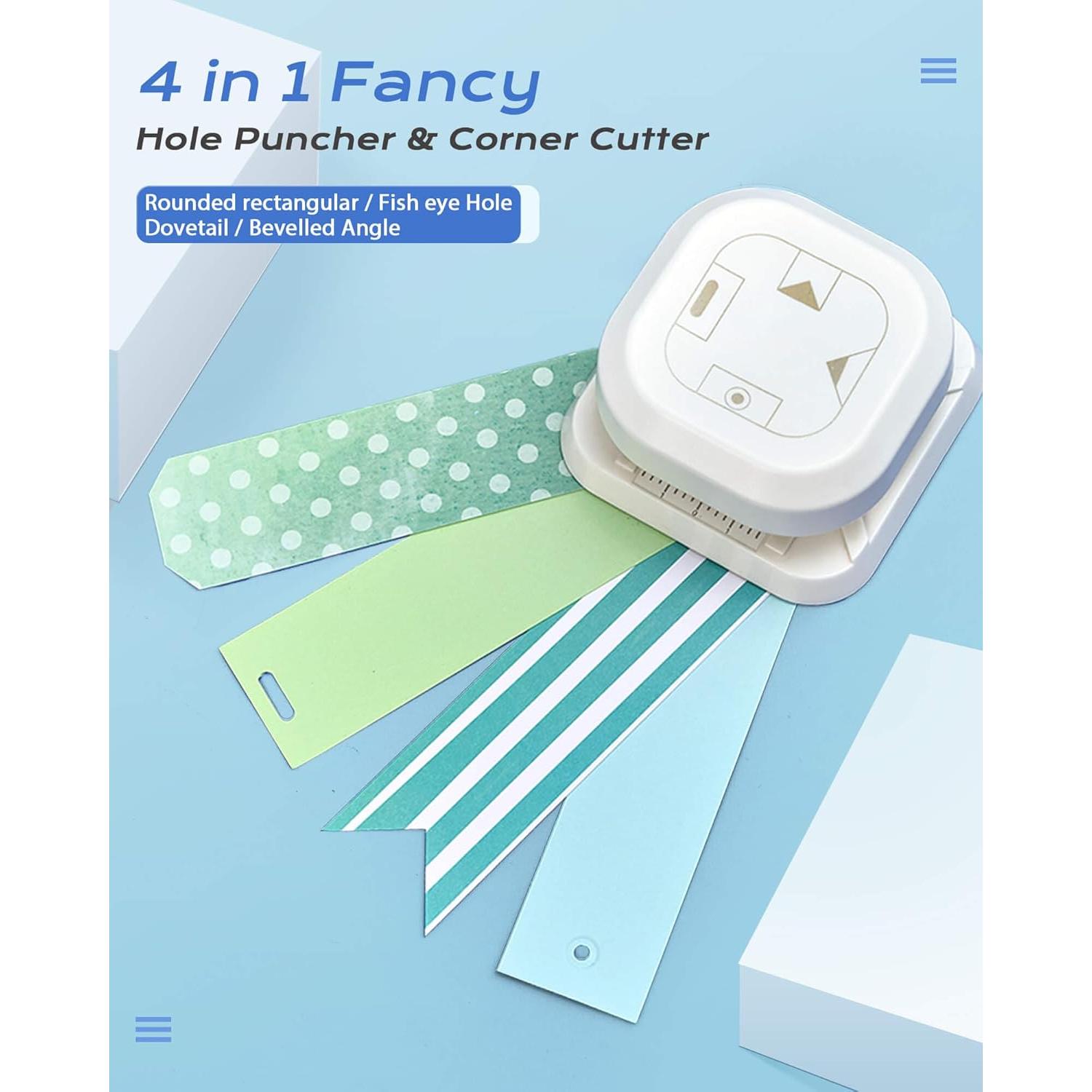 Perforadora y Cortadora de Esquinas 4 en 1 Oythiem - Manualidades