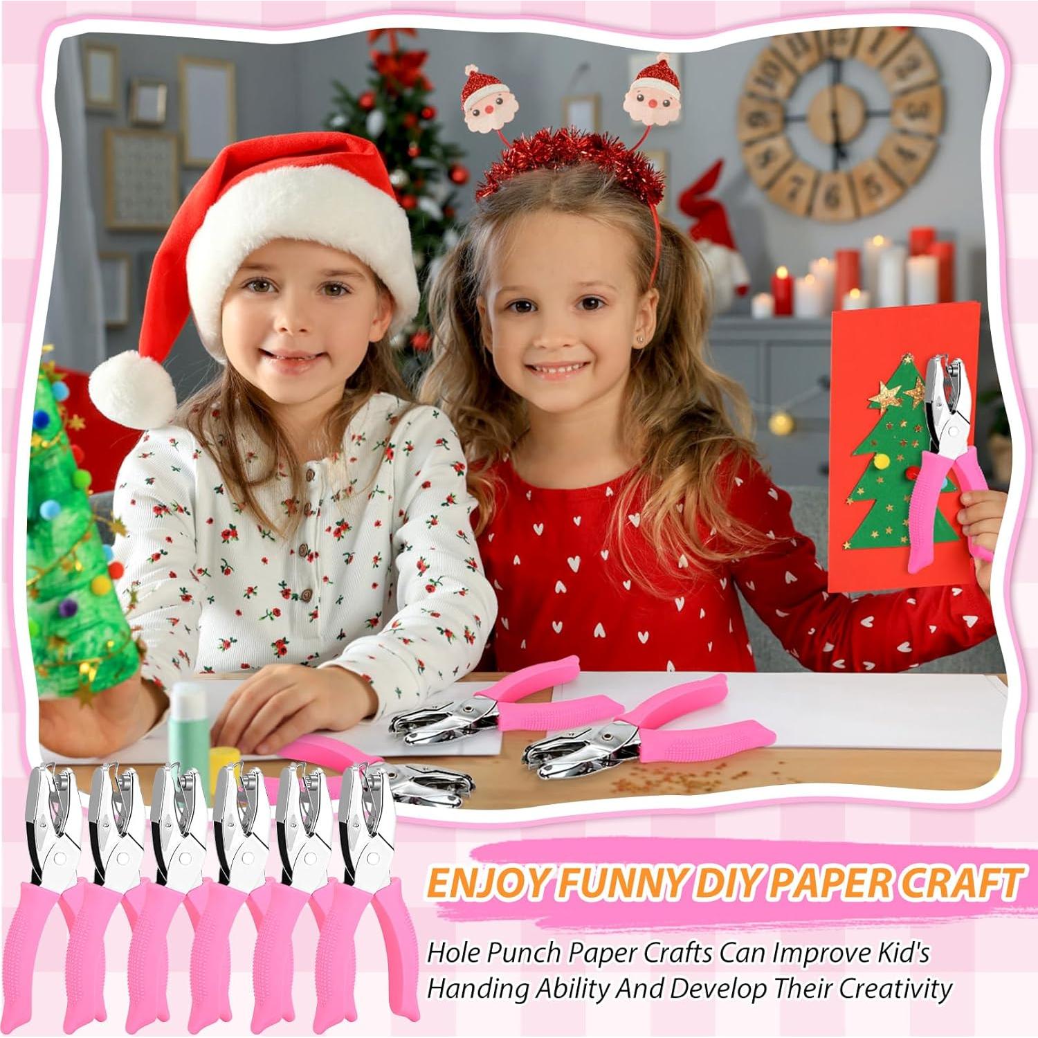 Juego de 6 Perforadoras MAPVOLUT para Manualidades - 1/4"